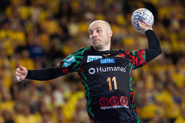 KIELCE, POLAND - OCTOBER 7: Daniel Pettersson during the EHF Champions League Group F match between Industria Kielce nad SC Magdeburg at Hala Legionow on October 2, 2026 in Kielce, Poland --- Pilka reczna. EHF Liga Mistrzow. Industria Kielce - SC Magdeburg. (Photo by Igor Jakubowski Arena Akcji) NEWSPIX.PL --- newspix.pl 