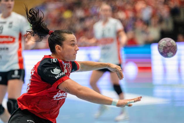 Jana Scheib (Thueringer HC, 20) GER, Thueringer HC gegen HSG Blomberg-Lippe, Handball, Alsco Handball Bundesliga Frauen, Saison 2026 2027, 5. Spieltag, Sonntag, 19.30 Uhr, 07.10.2026 GER, Thueringer HC gegen HSG Blomberg-Lippe, Handball, Alsco Handball Bundesliga Frauen, Saison 2026 2027, 5. Spieltag, Sonntag, 19.30 Uhr, 07.10.2026 Bad Langensalza Copyright: xMartinxHerbstx