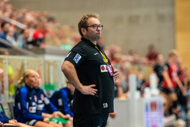 Steffen Birkner (HSG Blomberg-Lippe, Trainer) GER, Thueringer HC gegen HSG Blomberg-Lippe, Handball, Alsco Handball Bundesliga Frauen, Saison 2026 2027, 5. Spieltag, Sonntag, 19.30 Uhr, 07.10.2026 GER, Thueringer HC gegen HSG Blomberg-Lippe, Handball, Alsco Handball Bundesliga Frauen, Saison 2026 2027, 5. Spieltag, Sonntag, 19.30 Uhr, 07.10.2026 Bad Langensalza Copyright: xMartinxHerbstx