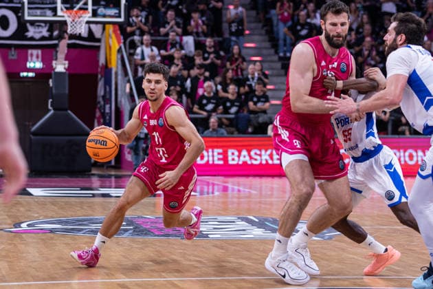Basketball Champions League, Telekom Baskets Bonn vs. FC Porto, 7.10.2026 Aleksa KovaÄeviÄ‡ (Telekom Baskets Bonn 11) -- Basketball Champions League, Telekom Baskets Bonn vs. FC Porto, 7.10.2026, Telekom Dome, Bonn Copyright: xBEAUTIFULxSPORTS Derixx