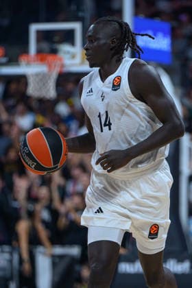 EuroLeague 2026, Paris Basketball vs LDLC ASVEL Villeurbanne, Basketball BOTH GACH of ASVEL during the EuroLeague 2026 match between Paris Basketball and LDLC ASVEL Villeurbanne at Adidas Arena on October 07, 2026 in Paris, France. Paris Adidas Arena France