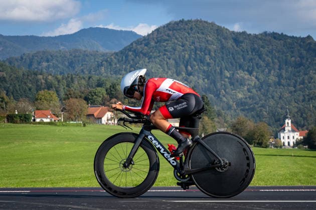 TRATTNER Carolina: UEC Road cycling, Rad, Radsport, Strasse European Championships - Ljubljana 2026 TRATTNER Carolina ( AUT ) Austria Querformat - quer - horizontal - Landscape - Event Veranstaltung: UEC Road Cycling European Championships 2026 Ljubljana - Category Kategorie: Cycling - Road Cycling European Championships - Individual Time Trail Junior Women U19 - Location Ort: Europe Slovenia - Sencur - Å enÄur - Discipline: Individual Time Trail ( ITT ) - Distance: 22 km - Date Datum: 07.10.2026 Wednesday Day 5 -