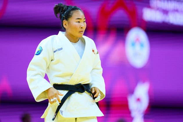 Bold Gankhaich (MGL), OCTOBER 7, 2026 -Judo : World Judo Championships BAKU2026 Women s -63kg2nd Round match at National Gymnastics Arena in Baku, Azerbaijan. Noxthirdxpartyxsales  aflo_354044854 KenxAsakurax