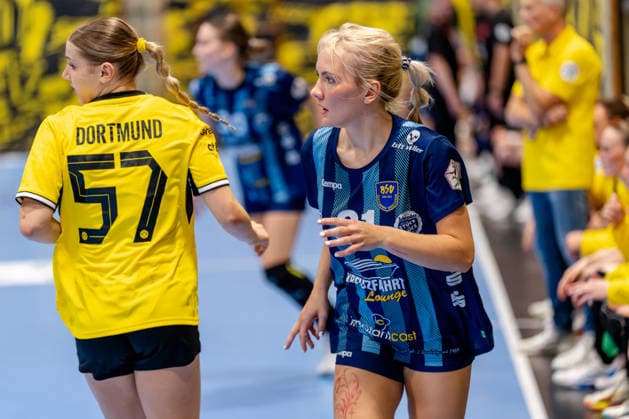 Dortmund, 07.10.2026, Handball, Damen, Alsco Handball Bundesliga Frauen, 5. Spieltag , BVB Borussia Dortmund - Buxtehuder SV Ruslana Litvinov (Buxtehuder SV, 81) während des Spiels Dortmund Sporthalle Wellinghofen NRW Germany