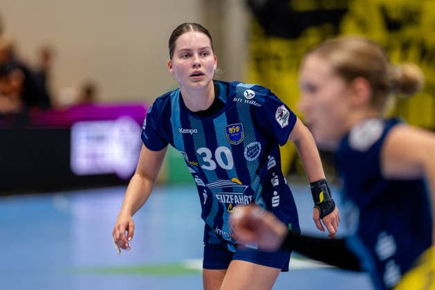Dortmund, 07.10.2026, Handball, Damen, Alsco Handball Bundesliga Frauen, 5. Spieltag , BVB Borussia Dortmund - Buxtehuder SV Fleur Schouten (Buxtehuder SV, 30) während des Spiels Dortmund Sporthalle Wellinghofen NRW Germany