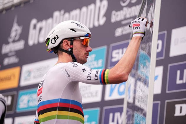 USA s Brandon McNulty of UAE Team Emirates XRG during the 110th edition of the Gran Piemonte 2026 a 185 km one day race from Asti to Bra on October 08, 2026, Italy.  Copyright: xMarcoxAlpozzi LaPressex