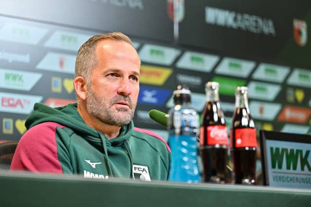 Pressekonferenz FC Augsburg, 08.10.2026 AUGSBURG, GERMANY; 08. OCTOBER: im Bild Manuel BAUM Coach FC Augsburg bei der Pressekonferenz vor der Bundesliga Partie gegen den FC Bayern Copyright: xBEAUTIFULxSPORTS Goldbergx