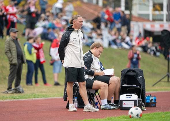 Fußball, Frauen, Testspiel, Saison 2026 2027, 1. FC Union Berlin - 1. FFC Turbine Potsdam, Trainer Steen Gravgaard Ladefoged (Turbine Potsdam) , 08.10.2026, Copyright: xMatthiasxKochx