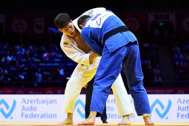 Sanshiro Murao (JPN), OCTOBER 8, 2026 -Judo : World Judo Championships BAKU2026 Mens -90kgQuarter-final match at National Gymnastics Arena in Baku, Azerbaijan.  aflo_354298639 KenxAsakurax