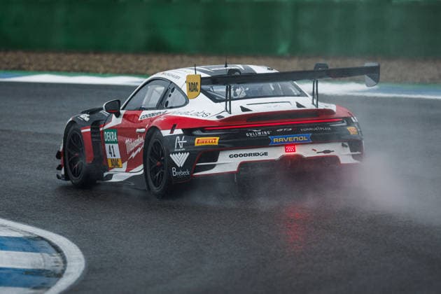 ADAC GT Masters, 11. + 12. Rennen Hockenheim 2026 41 Porsche 911 GT3 R (992), razoon - more than racing: Leo Pichler, Colin Büninghaus - picture by Gruppe C Photography Salzburg Salzburgring Bayern Germany Copyright: xGruppexCxPhotographyx