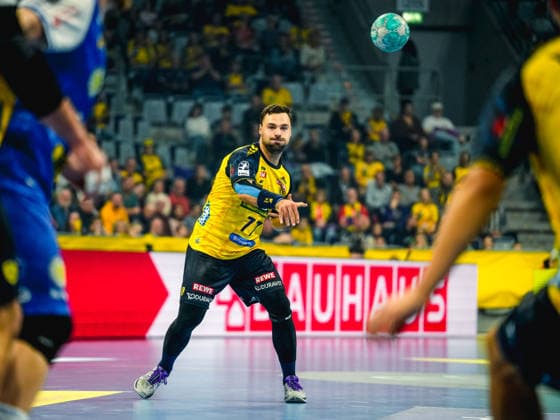 08.10.2026, xwppx, Handball Opel HBL, Rhein-Neckar Loewen - ThSV Eisenach v.l. Dani Baijens (Rhein-Neckar Löwen)
