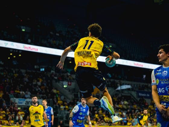 08.10.2026, xwppx, Handball Opel HBL, Rhein-Neckar Loewen - ThSV Eisenach v.l. Niclas Mierzwa (Rhein-Neckar Löwen)