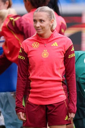 Karlsruhe, Deutschland: 08.10.2026 - Deutsche Fußballnationalmannschaft der Frauen - Abschlusstraining - Testspiel Deutschland vs. Australien Im Bild: Elisa Senß Senss (Deutschland) Copyright: HMBxMedia MadeleinexFantini