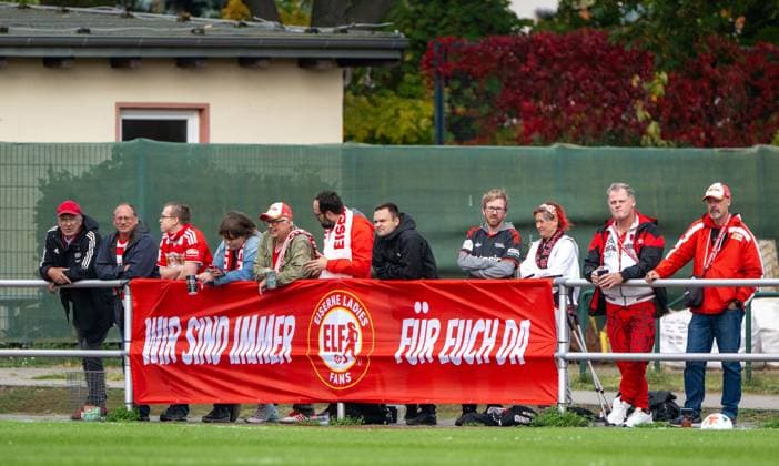 Fußball, Frauen, Testspiel, Saison 2026 2027, 1. FC Union Berlin - 1. FFC Turbine Potsdam (4:0), Fans von Union, 08.10.2026, Copyright: xMatthiasxKochx