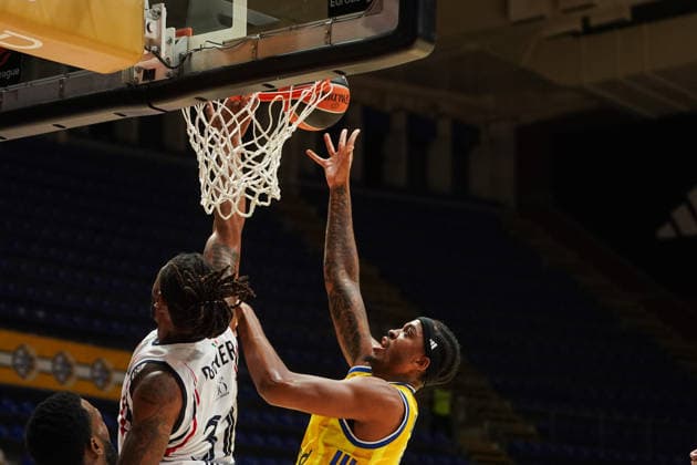 October 8, 2026, Belgrade, Central Serbia, Serbia: 2026108, Belgrade, Serbia - Maccabi Rapyd Tel Aviv and Armani Olimpia Milan play a EuroLeague basketball game at the Aleksandar Nikolic Hall. CLARK III JIMMY in action. Belgrade Serbia - ZUMAd223 20261008_zip_d223_008 Copyright: xMarkoxDimicx