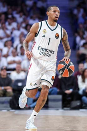 October 8, 2026, Madrid, Madrid, Spain: Nick Smith Jr. of Real Madrid in action during the Euroleague Basketball Regular Season Round 4 game between Real Madrid v Partizan Mozzart Bet Belgrade at Movistar Arena on October 08, 2026 in Madrid, Spain. Real Madrid V Partizan Mozzart Bet Belgrade - Euroleague 2025 2026  - ZUMAa181 20261008_zaa_a181_234 Copyright: xIrinaxR.xHipolitox