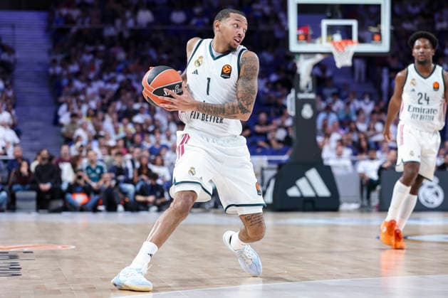 October 8, 2026, Madrid, Madrid, Spain: Nick Smith Jr. of Real Madrid in action during the Euroleague Basketball Regular Season Round 4 game between Real Madrid v Partizan Mozzart Bet Belgrade at Movistar Arena on October 08, 2026 in Madrid, Spain. Madrid Spain - ZUMAa181 20261008_zaa_a181_240 Copyright: xIrinaxR.xHipolitox