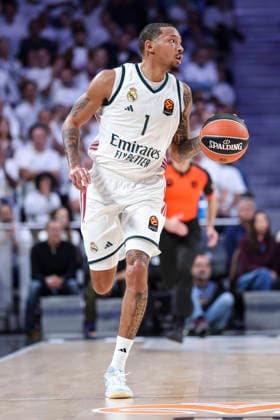 October 8, 2026, Madrid, Madrid, Spain: Nick Smith Jr. of Real Madrid in action during the Euroleague Basketball Regular Season Round 4 game between Real Madrid v Partizan Mozzart Bet Belgrade at Movistar Arena on October 08, 2026 in Madrid, Spain. Madrid Spain - ZUMAa181 20261008_zaa_a181_242 Copyright: xIrinaxR.xHipolitox