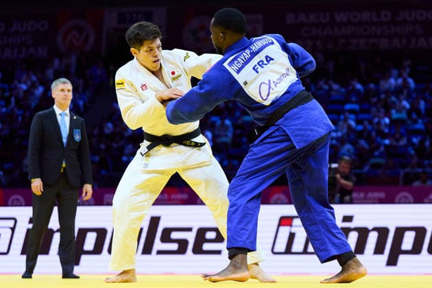 Sanshiro Murao (JPN), OCTOBER 8, 2026 -Judo : World Judo Championships BAKU2026 Mens -90kgSemi-final match at National Gymnastics Arena in Baku, Azerbaijan. aflo_354386761 KenxAsakurax