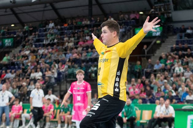Handball, HBL2: SC DHfK Leipzig - TuS N-Lübbecke; 08.10.2026 Torwart Anadin Suljakovic (12, SC DHfK Leipzig). Handball, 2. Bundesliga, Saison 2026 2027, 7. Spieltag: SC DHfK Leipzig vs. TuS N-Lübbecke am 08.10.2026 in der Quarterback Immobilien Arena Leipzig. Copyright: xBEAUTIFULxSPORTS JanxKaeferx
