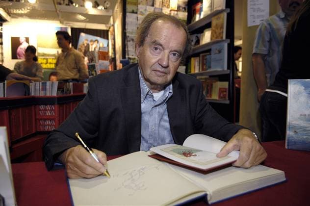 Zeichner Hans Traxler (GER) anlässlich der Frankfurter Buchmesse in Frankfurt am Main