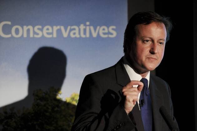 David Cameron (Großbritannien Conservative Party) anlässlich des Starts einer Job-Suchmaschine in London -  (JONS29229)
