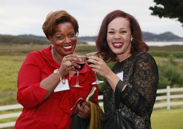 DANNE REEVES attends a Monterey Jazz Festival reception at the Mission Ranch - CARMEL, CALIFORNIA - McPLOV