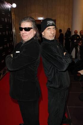 Claude Oliver Rudolph (L) und Ralf Richter während der Premiere von Los Banditos 61. Internationale Filmfestspiele Berlin 2011 