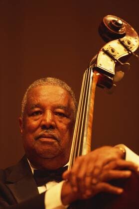 Ray Brown, Undated : Ray Brown performing in Tokyo, Japan.  (abdb001144)