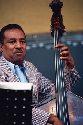 Ray Brown, Sep 1991 : Ray Brown performing in Tokyo, Japan.  (abdb001150)