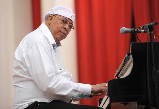 ST. PETERSBURG, RUSSIA. OCTOBER 26. 2011. Pianist Chucho Valdes performs at Shostakovich Philharmonic Hall in St Petersburg.  RE0F0D47