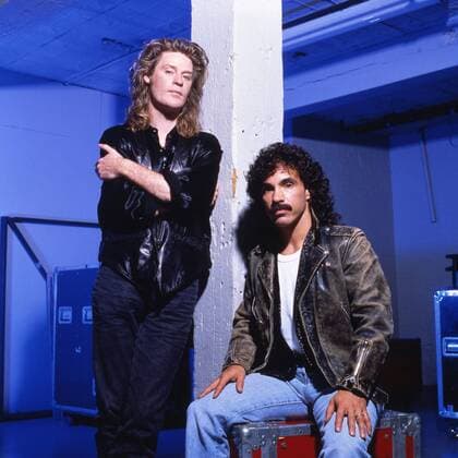 Hall and Oates publicity shot from the 1980s, Mode, 1980er, 80er Jahre UnitedArchives00131847 
