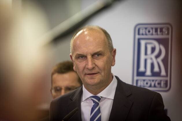 DEU, Deutschland, Schönefeld, 20.05.2014: ILA Internationale Luft- und Raumfahrtausstellung Berlin Air Show Messerundgang Dr. Dietmar Woidke (SPD) Ministerpräsident von Brandenburg