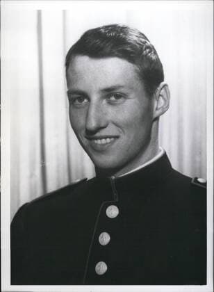 Feb. 02, 1958 - H.R.H. Crown Prince Harald of Norway 21 year and coming into state of majority on February 21st 1958. photo sows The first picture of H.R.H. crown prince Harald after the death of his grandfather king Haakon VII.  - ZUMAk09