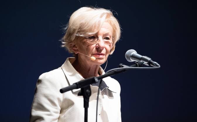 20141111, Helsinki, Finland. Former Italian Minister of Foreign Affairs Emma Bonino pictured during Ahtisaari Day seminar in Helsinki, Finland. 
