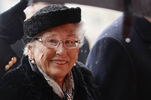 Prinzessin Astrid von Norwegen ist tot - BRUSSELS, BELGIUM: Princess Astrid of Norway pictured at the arrival of the funeral procession from the Royal Palace at the Saint Michael and St Gudula cathedral (Cathedrale des Saints Michel et Gudule Sint-Michiels- en Sint-Goedele kathedraal), part of the funeral ceremony of Queen Fabiola in Brussels, Friday 12 December 2014.  LAURIExDIEFFEMBACQ 04520468