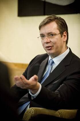 Aleksandar VuÄiÄ‡, Ministerpräsident der Republik Serbien, im Württembergischen Automobilclub e.V. Alexandar Vucic