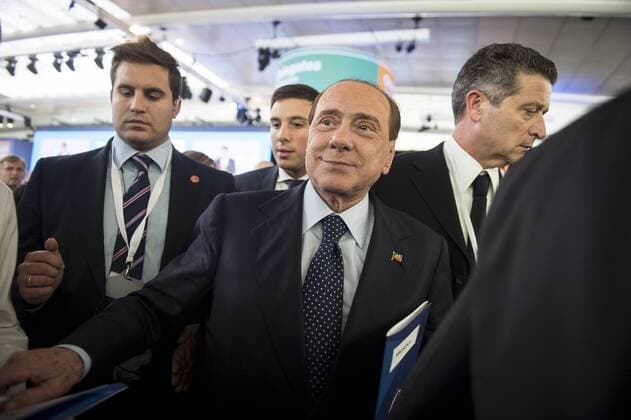 Oct. 22, 2015 - Madrid, Mdr, Spain - Italian former Prime Minister Silvio Berlusconi during second day of EPP European People Party head of states congress in Madrit, Spain on 22.10.2015 by Madrid Spain - ZUMAw80_