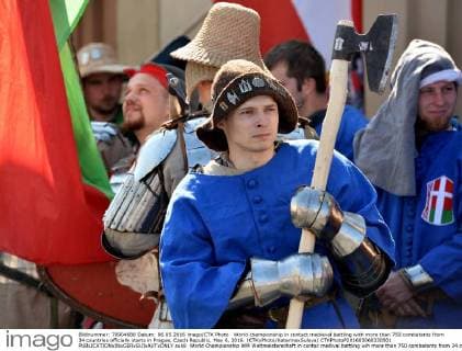 World championship in contact medieval battling with more than 750 combatants from 34 countries officially starts in Prague, Czech Republic, May 6, 2016. (CTKxPhoto KaterinaxSulova) CTKPhotoP201605060330501  suk8
