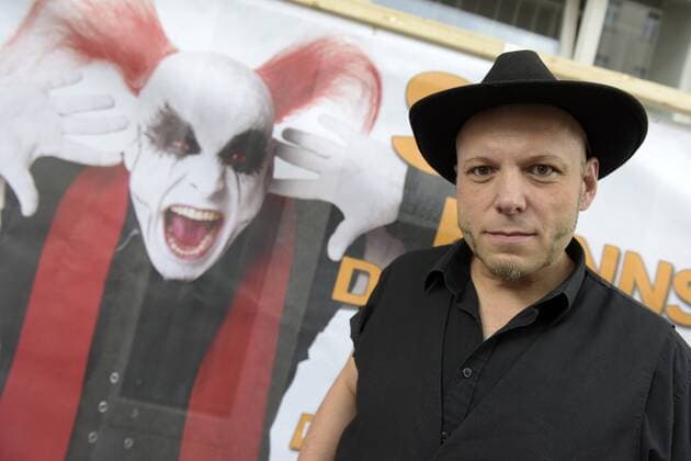 Spitzenkandidat Bruno Kramm (Piratenpartei) anlässlich der Vorstellung der Wahlplakate des Piraten zur bevorstehenden Abgeordnetenhauswahl in Berlin Vorstellung der Wahlkampagne der Piratenpartei in Berlin