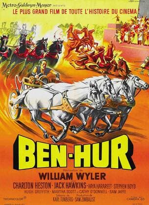 Ben Hur , the 1959 epic of all biblical epics starring Charlton Heston and Jack Hawkins. WHA  !ACHTUNG AUFNAHMEDATUM GESCHÄTZT! Copyright: WHA UnitedArchivesWHA_043_0761