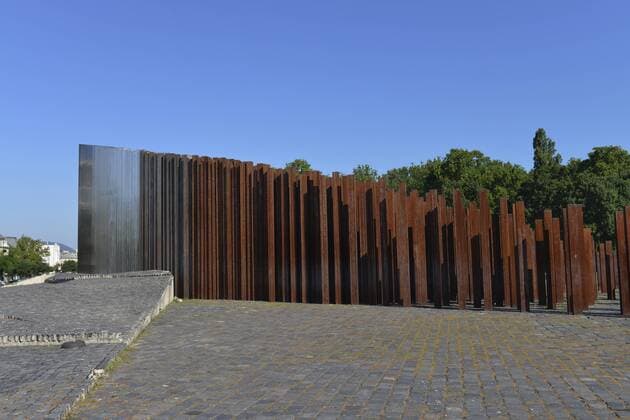 Denkmal Volksaufstand 1956, Oetvenhatosok tere, Budapest, Ungarn Denkmal Volksaufstand 1956 Budapest Ungarn