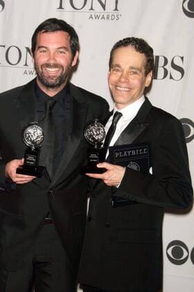 June 10, 2007 - New York, New York, U.S. - 61ST ANNUAL TONY AWARDS PRESS ROOM RADIO New York MUSIC HALL NEW YORK New York 06-10-2007 .DUNCAN SHEIK,STEVEN SLATER.K53432JBB - ZUMAba9_ 20070610_gaf_ba9_046