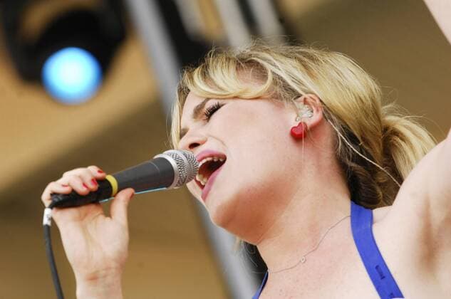 Duffy performing at the 2008 Lollapalooza Music Festival in Grant Park in Chicago. USA - 2008 - Lollapalooza in Chicago  Copyright: xJaredxMilgrimx