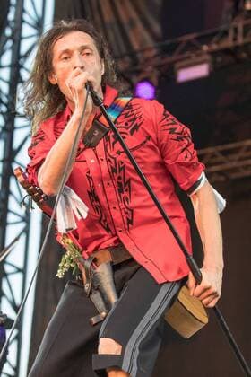September 16, 2017 - Chicago, Illinois, U.S - EUGENE HUTZ of Gogol Bordello during Riot Fest Music Festival at Douglas Park in Chicago, Illinois Chicago U.S. - ZUMAs135 20170916_zap_s135_084 Copyright: xDanielxDeSloverx