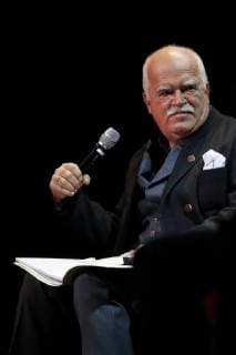 GER, Berlin,20171109, Peter Gauweiler ( deutscher Rechtsanwalt und ehemaliger CSU Politiker) in der Urania bei einer Lesung mit Sahra Wagenknecht ( deutsche Volkswirtin, Publizistin und Politikerin, der Linken) Buchtitel: Couragiert gegen den Strom Über Goethe, die macht und die Zukunft
