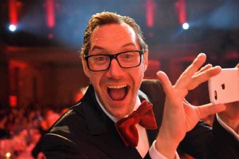 11.11.2017 Frankfurt am Main, Palmengarten Charity-Gala Kleider machen Leute Kreischalarm mit Mirko Reeh TV-Koch