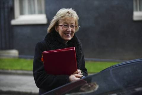 December 19, 2017 - London, United Kingdom - Lord President of the Council, Leader of the House of Commons, Andrea Leadsom leaves 10 Downing Street, following the weekly Cabinet Meeting, London on December 19, 2017. London United Kingdom  - ZUMAn230 20171219_zaa_n230_024 Copyright: xAlbertoxPezzalix