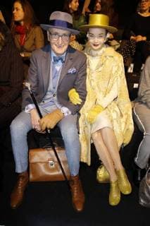 Themen der Woche Bilder des Tages Günther Krabbenhöft und Britt Kanja bei der Ewa Herzog Fashion Show im Rahmen der MBFW auf der Berlin Fashion Week Autumn Winter 2018 im E-Werk. Berlin, 16.01.2018