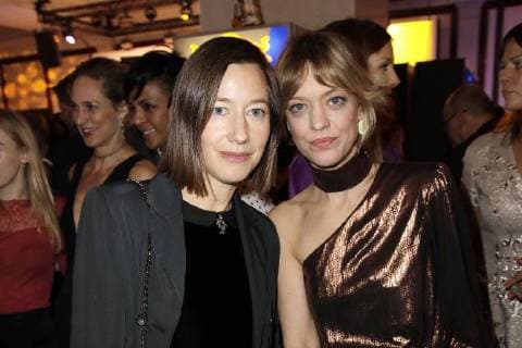 Themen der Woche Bilder des Tages Johanna Wokalek und Heike Makatsch beim Empfang vom Medienboard Berlin Brandenburg im Rahmen der 68. Berlinale am 17.02.2018 in Berlin Medienboard Empfang in zur Berlinale 2018 in Berlin